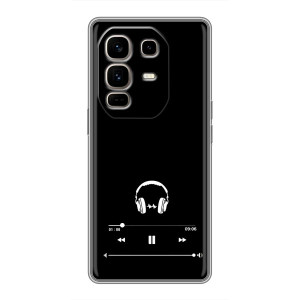 Чохол з картинками на чорному фоні для Infinix Note 50 Pro Plus – Плеєр