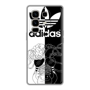 Чехол в стиле "Адидас" для Ноут 50 Про Плюс – Adidas шнурки