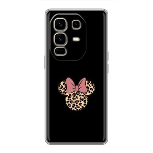 Чехол с леопардовым принтом на Infinix Note 50 Pro Plus – Леопардовая Минни