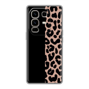 Чехол с леопардовым принтом на Infinix Note 50 Pro Plus – Леопардовый фон