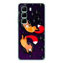 Чехол с Лисичкой для Infinix Note 50 Pro Plus – Лисы