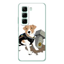 Чехол с принтом Собаки Патрон для Infinix Note 50 Pro Plus (Пёс Патрон с ракетой)