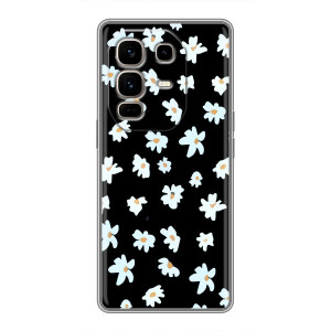 Чехол с ромашками на Infinix Note 50 Pro Plus – Маленькие ромашки