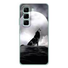 Чехол с Волком на Infinix Note 50 Pro Plus – Волк и луна