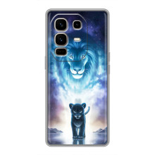 Чохол з картинкою ЛЕВ для Infinix Note 50 Pro Plus (VPrint) (Маленький лев)