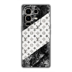 Чехол Стиль Louis Vuitton на Infinix Note 50 Pro Plus (LV на белом)