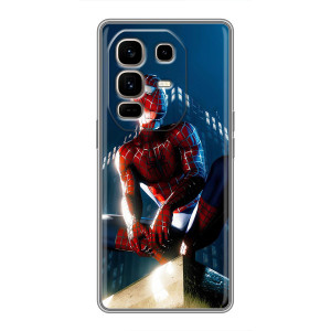 Чехол Супергерой Человека Паука на Infinix Note 50 Pro Plus – Паук на доме
