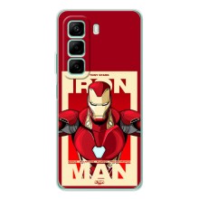 Чехол Супергерой Железный человек на Infinix Note 50 Pro Plus – Iron man