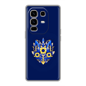 Чохол Укр Символіка для Infinix Note 50 Pro Plus – Квітучий Герб