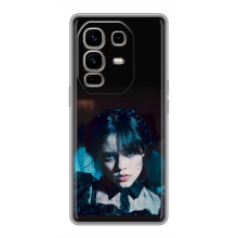 Чехлы Венсдей на Infinix Note 50 Pro Plus Уэнсдей (AlphaPrint) (взгляд Уэнздей)