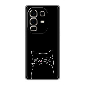 Чехол с рисунком кот на Infinix Note 50 Pro Plus