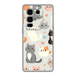 Чехол с рисунком кот на Infinix Note 50 Pro Plus