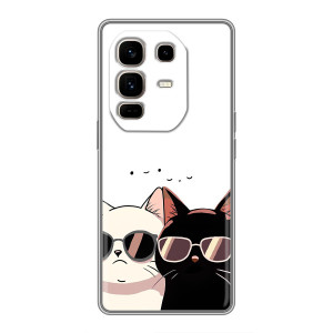 Чехол с рисунком кот на Infinix Note 50 Pro Plus