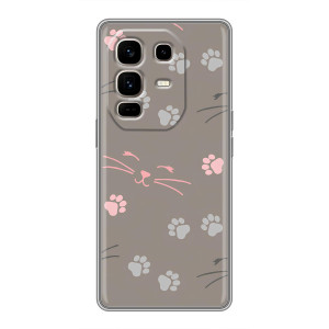 Чехол с рисунком кот на Infinix Note 50 Pro Plus