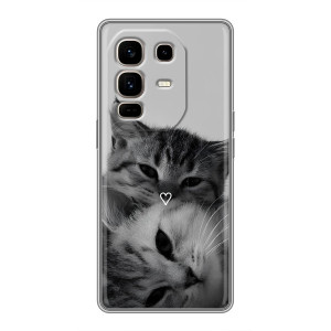 Чехол с рисунком кот на Infinix Note 50 Pro Plus