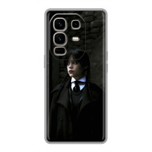 Чехол с дизайном Венздей 2 на Infinix Note 50 Pro Plus – Уэнсдей в костюме