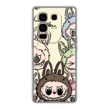 Чохол з Лабубу на Infinix Note 50 Pro Plus – Колаж Лабубу