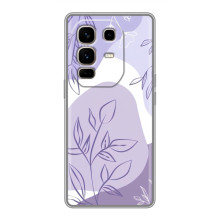 Силконовий чохол з принтом в квітах на Infinix Note 50 Pro Plus