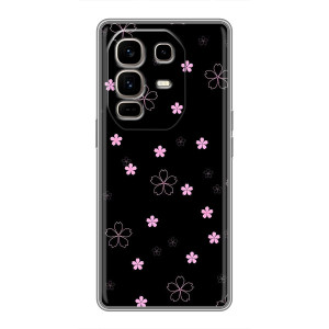 Чехол с розовым рисунком для Infinix Note 50 Pro Plus