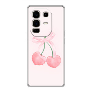 Чехол с розовым рисунком для Infinix Note 50 Pro Plus