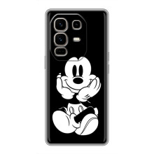Міккі Маус чохол для Infinix Note 50 Pro Plus (AlphaPrint - Мультяшні) (Маус на чорному)