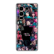 Чохол Гра в кальмара для Infinix Note 50 Pro Plus – Колаж гра кальмара