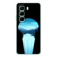 Літній Чохол на Infinix Note 50 Pro Plus – Синій Водоспад