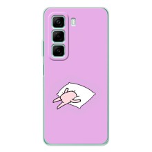 Прикольные Чехлы с принтом "интернет мэмы" для Infinix Note 50 Pro Plus – Плач в подушку