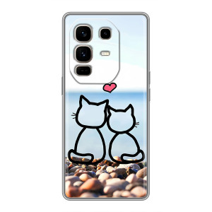 Силіконові Чохли Коханій людині для Infinix Note 50 Pro Plus – Котейки