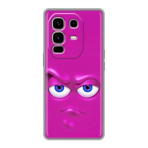 Силиконовые Чехлы (смешные стикеры) для Infinix Note 50 Pro Plus – Хитрая мордочка