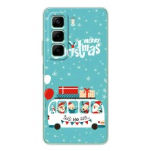Силиконовый бампер на рождество для Infinix Note 50 Pro Plus – Рождественское настроение