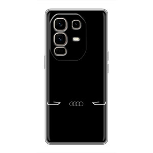Силиконовый бампер с картинкой машины на Infinix Note 50 Pro Plus – Силует Audi