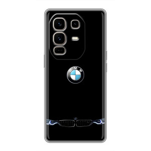 Силиконовый бампер с картинкой машины на Infinix Note 50 Pro Plus – Черный BMW