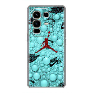 Силиконовый Чехол Nike Air Jordan на Ноут 50 Про Плюс – Джордан Найк