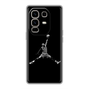 Силиконовый Чехол Nike Air Jordan на Ноут 50 Про Плюс – Джордан