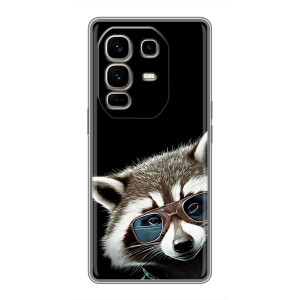 Силіконовий Чохол з Энотами  на Infinix Note 50 Pro Plus – Стильний Єнот