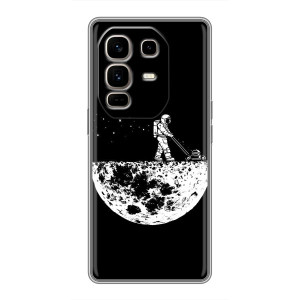 Силиконовый Чехол с принтом "Космонавты" на Infinix Note 50 Pro Plus – Космонавт
