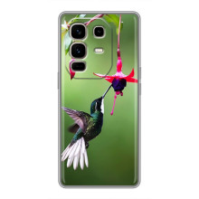 Силіконовий бампер з птичкою на Infinix Note 50 Pro Plus