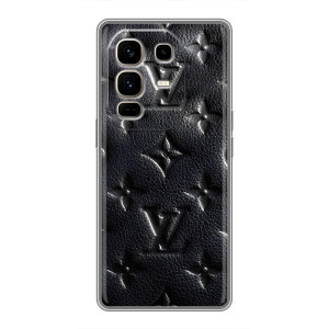 Текстурный Чехол Louis Vuitton для Ноут 50 Про Плюс – Черный ЛВ