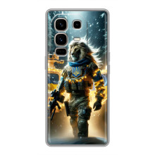 Українські, патріотичні Чохли для Ноте 50 Про Плюс (ЛЕВ ЗСУ)