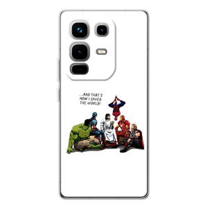 Чехлы для Infinix Note 50 Pro (Для Христиан) – Иисус супергерой