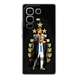 Чехлы Лео Месси Аргентина для Infinix Note 50 Pro – Месси король