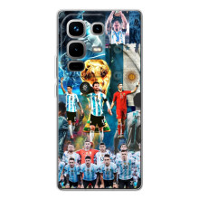 Чехлы Месси для Infinix Note 50 Pro (AlphaPrint) (Аргентина Месси)