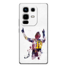 Чехлы Месси для Infinix Note 50 Pro (AlphaPrint) (Messi Barca)