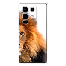 Чехлы с картинками животных Infinix Note 50 Pro (Лев грива)