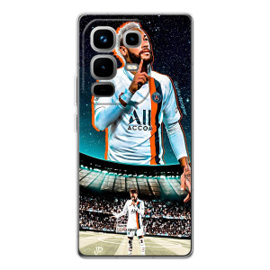 Силиконовый Чехол Infinix Note 50 Pro – Неймар ПСЖ