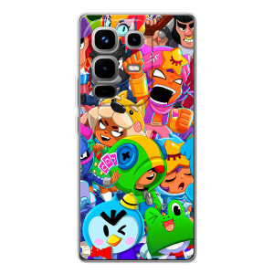 Чехол для Infinix Note 50 Pro Бравл Старс (VPrint)