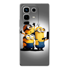 Чехол для Ребёнка на Ноте 50 Про (VPrint) (Три миньона)