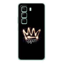 Чехол (Корона на чёрном фоне) для Ноут 50 Про