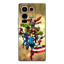 Чехол МАРВЕЛ для Ноте 50 Про (AlphaPrint) (Герои Марвел)